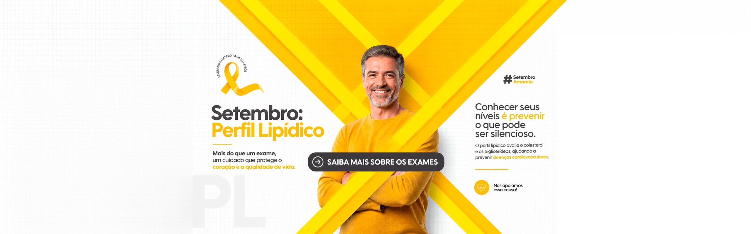 Setembro: Perfil Lipídico. Mais do que um exame, um cuidado que protege o coração e a qualidade de vida